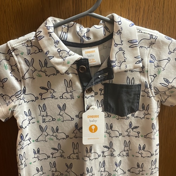🐣🐰EASTER~MAKE ME AN OFFER TO GET THERE BY SATURDAY❣️NWT 18-24mo. Easter romper - Picture 5 of 10